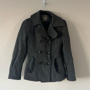 Spiewak Gray Wool Thinsulate Peacoat Coat Jacket